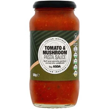 ASDA Tomato & Mushroom Pasta Sauce (500g)