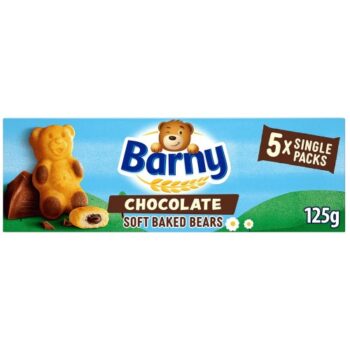 Barny Chocolate Sponge Bears (5 x 125g)