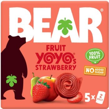 BEAR Strawberry Fruit Yoyos Multipack (5 x 20g)