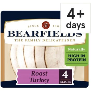 Bearfields Carved 4 Slices Roast Turkey (90g)