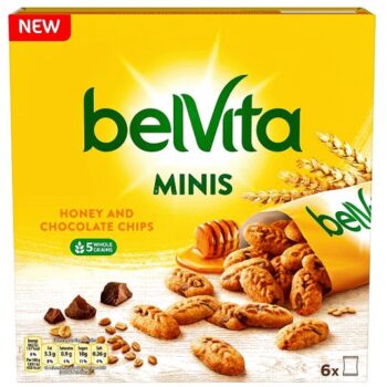 Belvita Minis Honey & Chocolate Chips (6 x 35g)