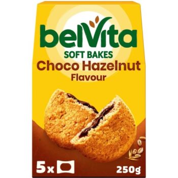 Belvita Soft Filled Choco Hazelnut Bars Multipack (5 x 50g)