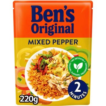 Ben's Original Mixed Pepper Microwave Rice (220g)