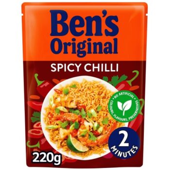 Ben's Original Spicy Chilli Microwave Rice (220g)