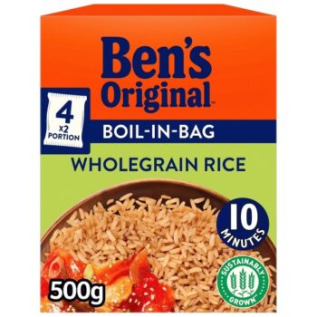 Ben's Original Wholegrain Rice Boil-In-Bag (4 x 125g)