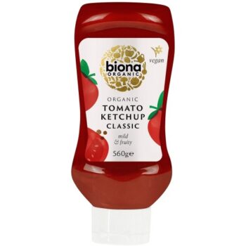 Biona Organic Tomato Ketchup Squeezy Bottle (560g)