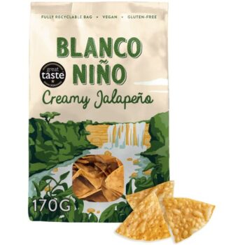 Blanco Nino Creamy Jalapeno White Corn Tortilla Chips (170g)
