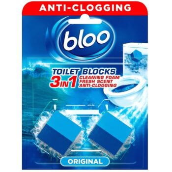 Bloo Toilet Blocks 2 In 1 Original Blue (2 x 50g)