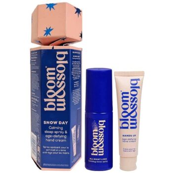 Bloom And Blossom Snow Day Calming Sleep Spray & Age-Defying Hand Cream Cracker