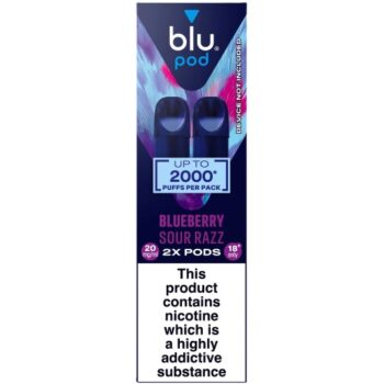 Blu Bar Pods Blueberry Sour Razz (2 x 20mg)