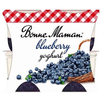 Bonne Maman Blueberry Yogurt (4 x 115g)