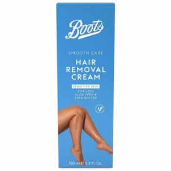 Boots Smooth Care Legs Hair Removal Cream Sensitive Skin (100ml)