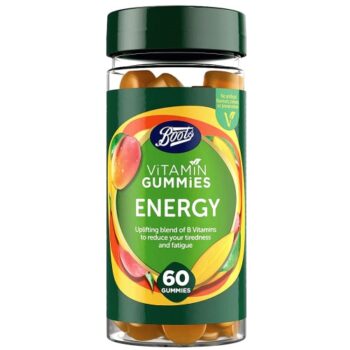 Boots Vitamin Gummies Energy 60 Mango Gummies