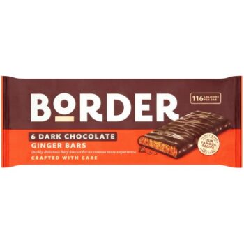 Border Dark Chocolate Ginger Biscuits (6 x 24g)