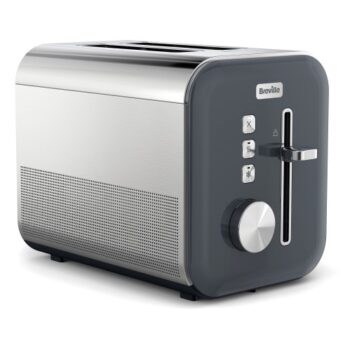 Breville High Gloss 2 Slice Toaster Grey