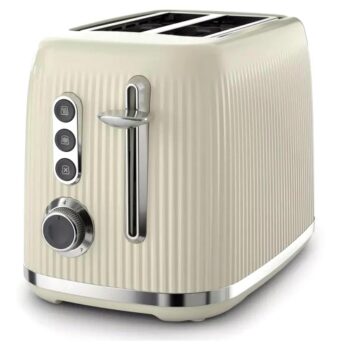 Breville VTR003 Bold 2 Slice Toaster Cream and Silver