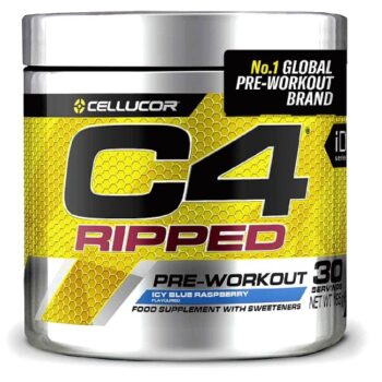 C4 Ripped Pre-Workout Icy Blue Raspberry (189g)