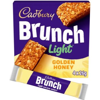 Cadbury Brunch Light Honey & Oat (4 x 26g)