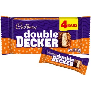 Cadbury Double Decker Chocolate Bar Multipack (4x37.3g)
