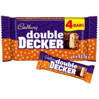 Cadbury Double Decker Chocolate Bars Multipack (4 x 44.6g)
