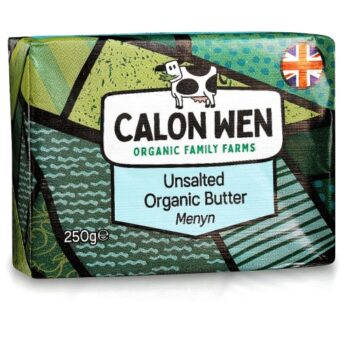 Calon Wen Organic Unsalted Butter (250g)