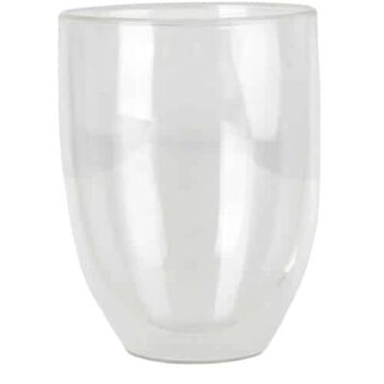 Candlelight Double Walled Glass Cup