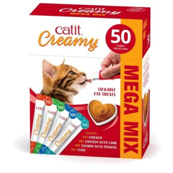 Catit Creamy Variety Pack (50 x 10g)