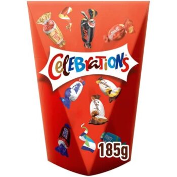 Celebrations Milk Selection Box of Mini & Biscuit Bars (185g)