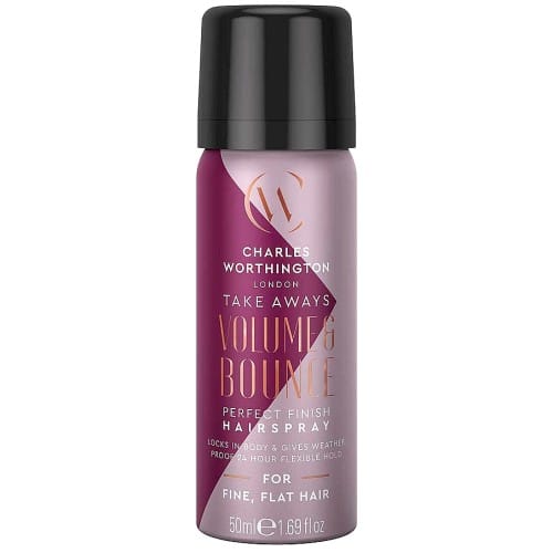 Charles Worthington Volume And Bounce Perfect Finish Hairspray Takeaway (50ml)