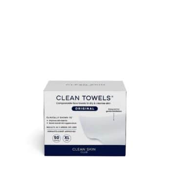 Clean Skin Club Clean Towels Original 50ct clinically tested face towels