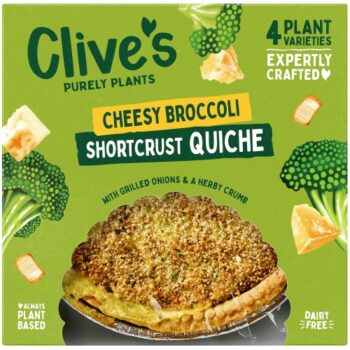 Clive's Cheesy Broccoli Quiche (380g)
