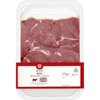 Co-op British Beef Braising Steak (375g)
