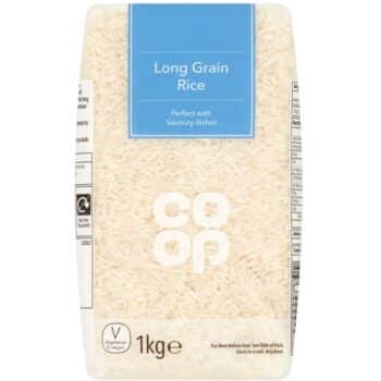 Co-op Long Grain Rice (1kg)