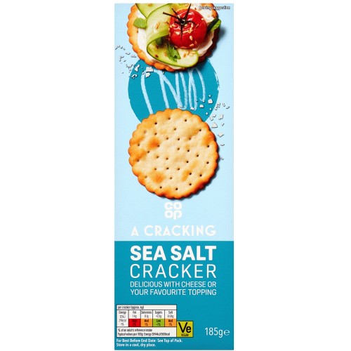 Co-op Sea Salt Crackers (185g)