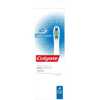 Colgate ProClinical 360 Deep Clean Electric Toothbrush Heads Refills