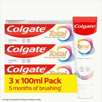 Colgate Total Active Prevention Original Toothpaste Value Pack