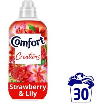 Comfort Creations Fabric Conditioner Strawberry & Lily 30 Washes (900ml)