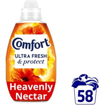 Comfort Ultra-Concentrated Ultimate Care Heavenly Nectar Fabric Conditioner 58 Washes (870ml)