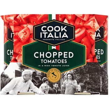 Cook Italian Chopped Tomatoes in Rich Tomato Juice (4 x 400g)