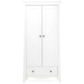 Cuddleco Clara 2 Door Double Wardrobe White