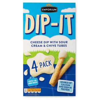 Dip-It Cheese Dip with Sour Cream & Chive Tubes (4)