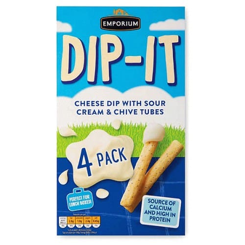 Dip-It Cheese Dip with Sour Cream & Chive Tubes (4)