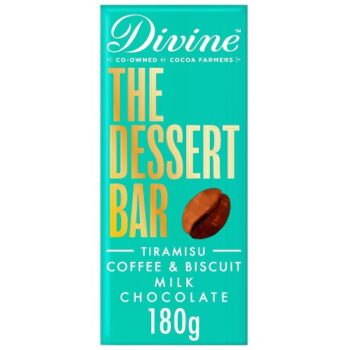 Divine Dessert Bar Milk Chocolate Tiramisu with Coffee and Biscuit (180g)