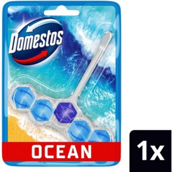 Domestos Power 5 Toilet Rim Block Ocean 1pc (1 x 50g)