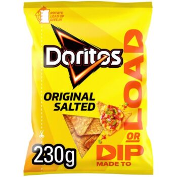 Doritos Dip or Load Salted Tortilla Chips Sharing Crisps (230g)