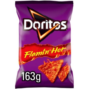 Doritos Extra Flamin' Hot Sharing Bag Crisps (163g)