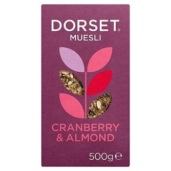 Dorset Cranberry & Almond Muesli Breakfast Cereal (500g)