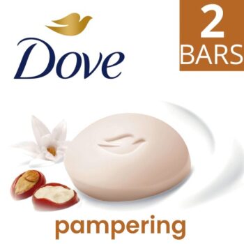 Dove Pampering Shea Butter Beauty Bar Cream Soap (2 x 90g)