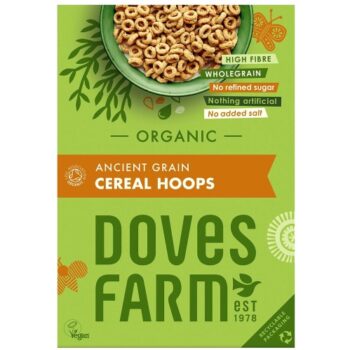 Doves Farm Organic Ancient Grain Cereal Hoops (300g)