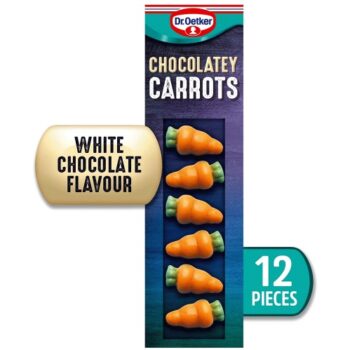 Dr. Oetker 12 Chocolate White Cake Decorations (13g)